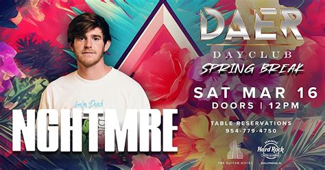 daer dayclub Get your Sunday, December 17th Tickets at DAER Dayclub South Florida in Hollywood by DAER Dayclub South Florida from Tixr