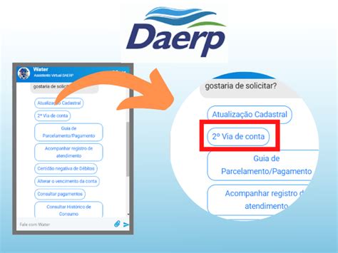 daerp 2 via de conta vencida  Na página que será carregada, você deverá clicar em “serviços on-line” e depois em “segunda via de conta”