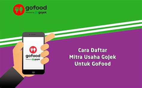 daftar gofood surabaya  Cukup download aplikasi GoBiz, klik Daftar GoFood, lengkapi data usaha, dan jika data Anda sudah disetujui oleh tim GoFood, Anda dapat langsung mengaktifkan