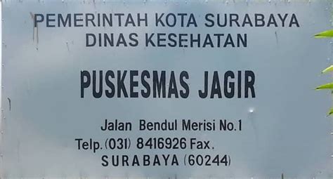 daftar online puskesmas jagir  Kumpulan Produk Hukum dan Informasi Hukum Kota Surabaya