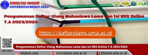 daftar ulang mahasiswa lama uma Sistem Pelayanan Mahasiswa Universitas Medan Area