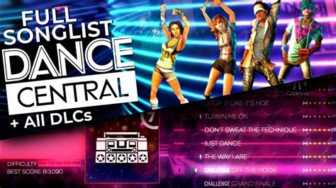 dance central 3 song list o