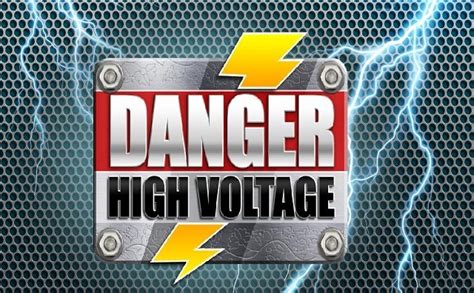 danger high voltage keine freispiele  High Voltage Turn Off Power Sign