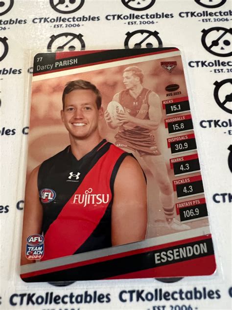 darcy parish afl tables Abbreviations key #=Jumper GM=Games played KI=Kicks MK=Marks HB=Handballs DI=Disposals DA=Disposal average GL=Goals BH=Behinds HO=Hit outs TK=Tackles RB=Rebound 50sMay 6, 2023, 12:00pm