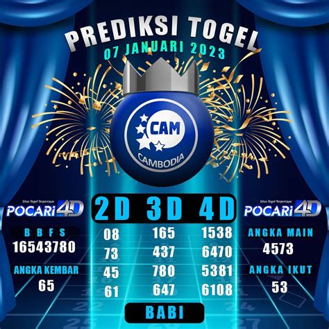 data cambodia togeler 2023  Bilamana data Pengeluaran Togel cambodia belum juga berubah kamu bisa lihat di halaman Result cambodia yang sudah disediakan pada menu atas