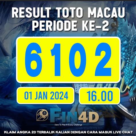 data result totomacau 00, dan hasilnya akan terlihat sekitar 10 menit setelah bola berjalan