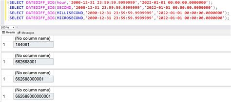 datediff big  SQL Server Lesser Precision Data and Time Functions have a scale of 3 and are: CURRENT_TIMESTAMP - returns the date and time of the machine the SQL Server is running on