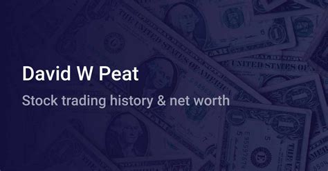 david peat net worth  Other names that David uses includes David B Peat, David Barr and Dave B Peat