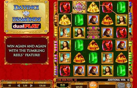 davinci diamonds demo Da Vinci Diamonds Masterworks is an online slot made by IGT and has five reels, three rows and a total of 30 fixed paylines