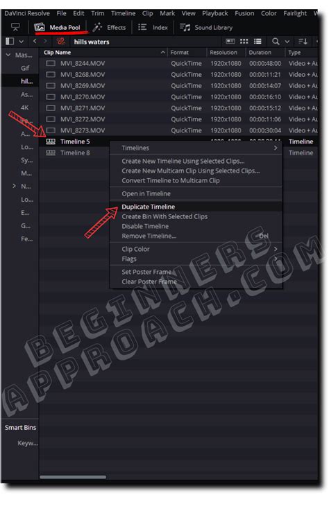 davinci resolve duplicate timeline  Make sure to use Proxy to improve performance