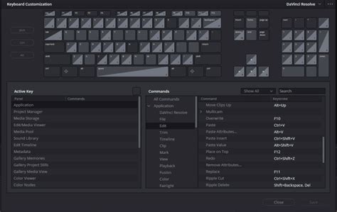 davinci resolve shortcut keys  Another popular, and efficient, way to make a cut is to split the clip at the playhead