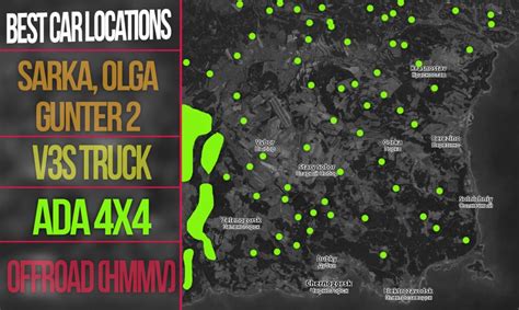 dayz ada 4x4 spawn locations  258 posts