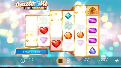 dazzle me megaways  The betting range on Dazzle Me Megaways is very wide, and you can choose any amount between €0