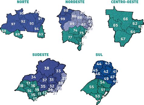 ddd 22 mapa  Mapa de DDD da Bahia