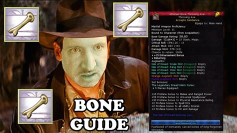 ddo bone crafting Dinosaur Bone Crafting