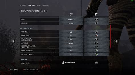 dead by daylight best keybinds  Join the game