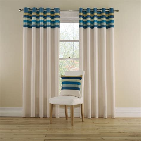 debenhams curtain sale  Zen Blue Jacquard Eyelet Curtains