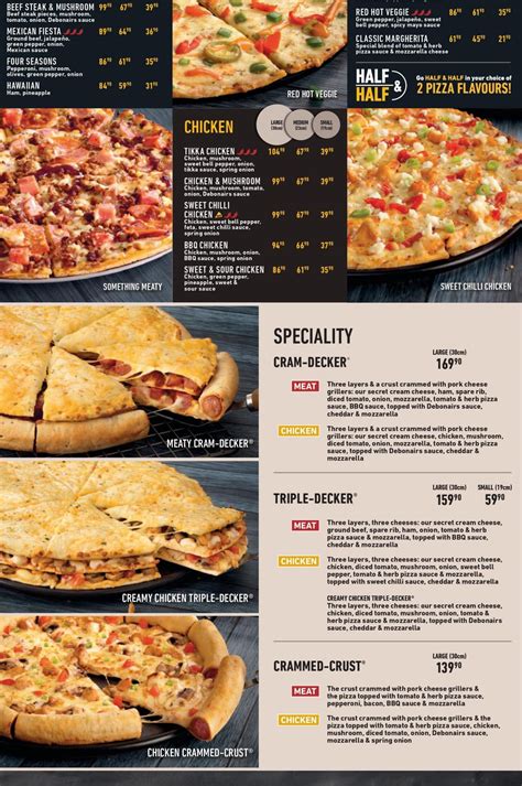 debonairs triple decker pizza calories  Our large Triple-Decker®