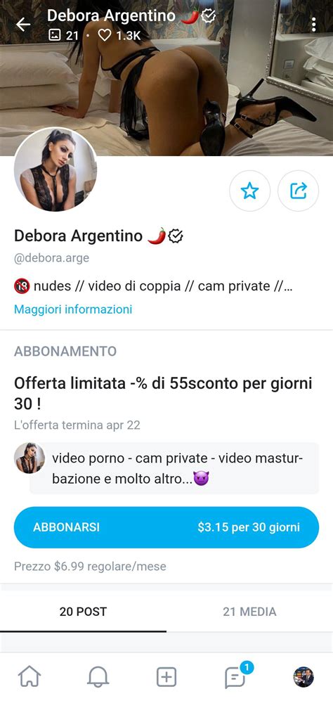 debora argentino nuda Descrizione