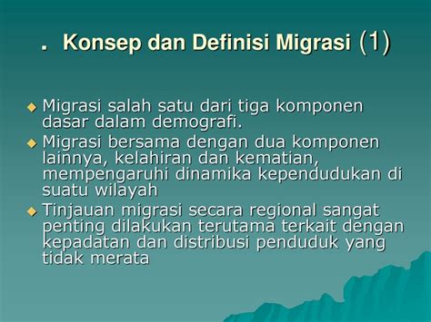 definisi migrasi  Maksud dari uraian berbagai definisi tentang wilayah pesisir adalah memperkaya wawasan tentang pengertian yang lebih mendasar, batas-batas dan