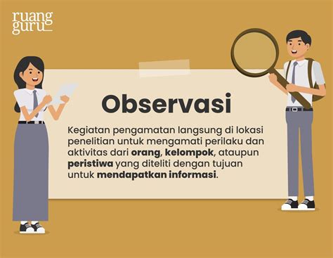 definisi observasi laporan hasil observasi, yang terdiri atas definisi umum, deskripsi bagian, dan deskripsi manfaat bagian definisi umum (pembukaan) berisi pengertian akan sesuatu yang dibahas