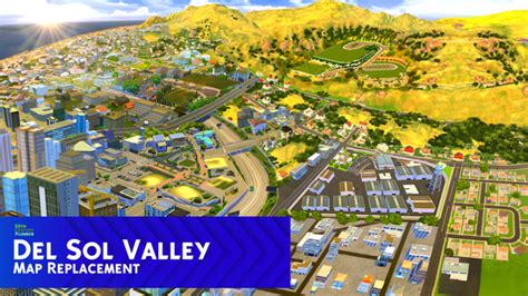 del sol valley map replacement  👀 #TheSims4 #Sims4 I bring you: Del Sol Valley, now public!