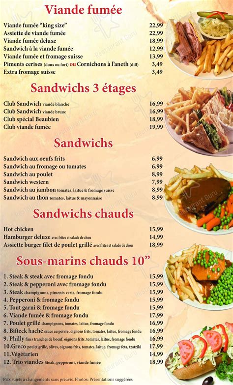 deli beaubien menu  You know, in several cities in China, people have been ordered not to leave their homes at all for several days at a time