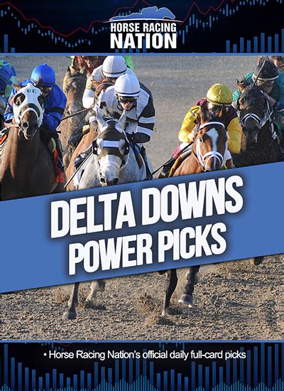 delta downs picks 5%, and third place picks are winning 15