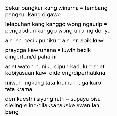 den kaesthi siyang ratri. tegese tembung ratri yaiku.... 47