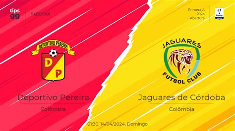 deportivo pereira x jaguares de córdoba palpite 75 that Jaguares de Córdoba win and 2