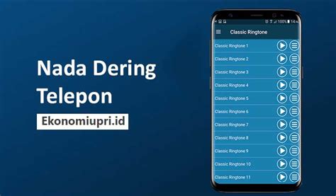 dering telepon  telepon genggam nada dering nada cincin SMS interaktif