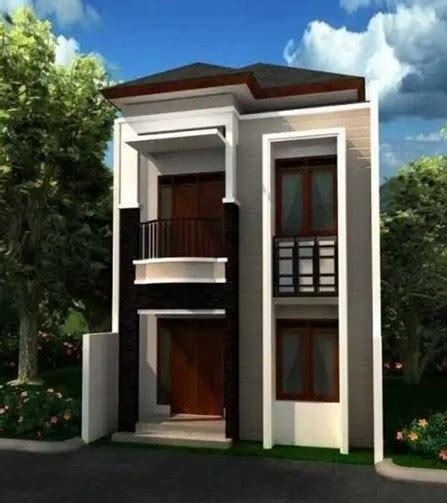 desain rumah sempit memanjang Desain rumah sempit memanjang , contoh gambar rumah minimalis memanjang ke 