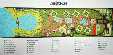 desert rose resort map  Activities available at the hotel include; tennis, beach volleyball, aerobics, table tennis and billiards