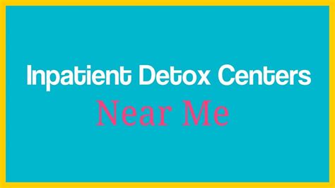 detox centers nearby  Dr