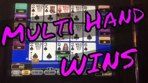 deuces wild (multi-hand)  From a pair to Flash Royale, but the peculiarity of this machine is that the dropped deuce of one of the five