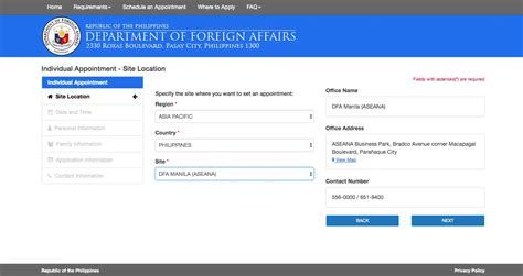 dfa passport appointment calendar  You can use this website free of charge and without any service
