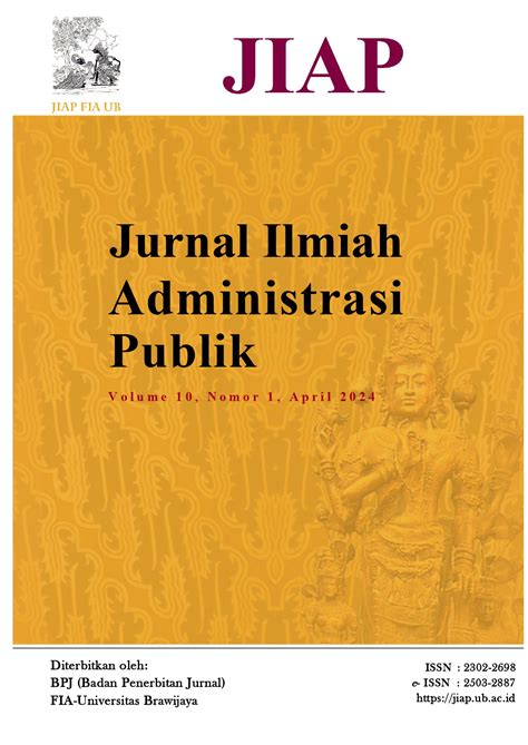 dia jurnal administrasi publik All Journal Ilmu Administrasi Publik Jurnal Pariwisata Pesona DiA: Jurnal Administrasi Publik JURNAL EKOLOGI BIROKRASI ETNOSIA : Jurnal Etnografi Indonesia JWP (Jurnal Wacana Politik) POLITICO SIGn Jurnal Hukum Jurnal Penelitian Kebijakan Pendidikan Jurnal Kepariwisataan: Destinasi, Hospitalitas dan Perjalanan Community