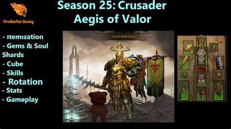 diablo 3 aegis of valor Below, we detail the items and gems that you should use for your Aegis of Valor Heaven's Fury Crusader in Diablo 3 and why