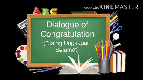 dialog congratulation kelas 9  Untuk Nanti