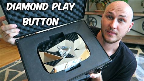 diamond play button real diamond  Most people can't afford a diamond wedding ring, let alone the giant hunk of diamond it would take to make a play button