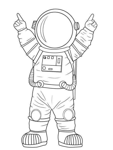 dibujos de astronautas para imprimir  Los astronautas son aquellos que se preparan mucho antes de hacer sus expediciones en el espacio, visitando la luna y otros