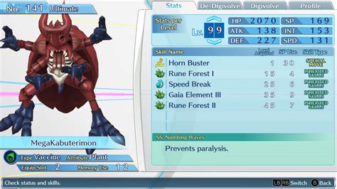 digimon cyber sleuth megakabuterimon  are all far above normal attacks in story