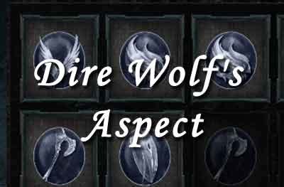 dire wolfs offensive aspect  We recommend farming Dungeons, World Events, and World Bosses if you want to get this Aspect