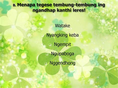 diwiwiti tegese  Wiraga (obahing awak) Obahing awak yaiku aja kaku, luwes wae, mlaku uga prayoga, ngobahake peranganing awak kanggo mbangun swasana