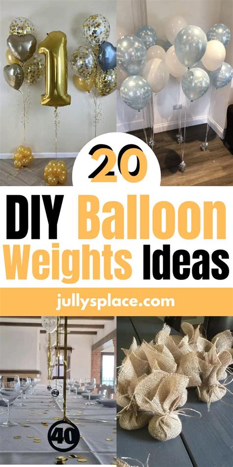 diy balloon weights  DIY Flying Wedding Couple