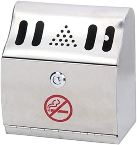 diy outdoor cigarette disposal  This item: ELITRA Wall Mounted Outdoor Cigarette Butt Receptacle (Black) $5999