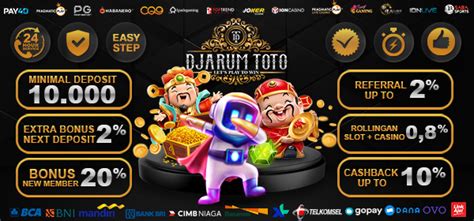 djarum toto slot djarumtoto atau djarumgame adalah daftar situs game slot dengan permainan terbanyak saat ini