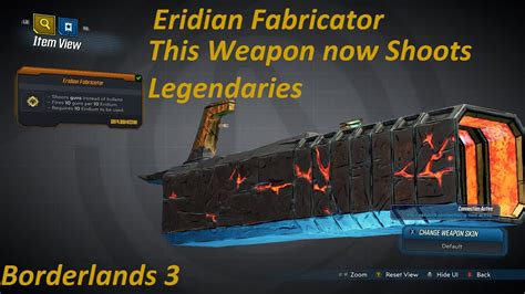 does the eridian fabricator drop legendaries While it isn’t