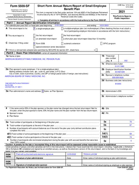 dol 5500 suchen  I went on the EBSA website and the filing is there and contains the correct forms and Accountant's report