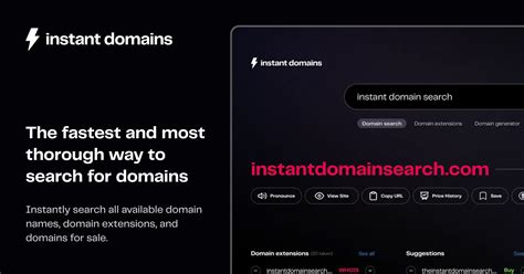 domain instant search  Please contact your current provider for support